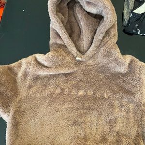 Balance Athletica Sherpa cropped hoodie